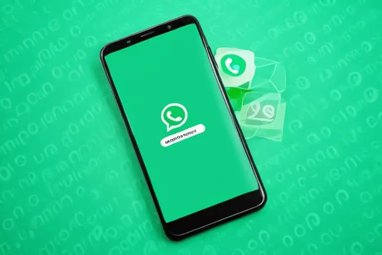 Ilustração de uma campanha de marketing no WhatsApp